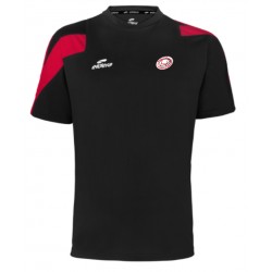 T-Shirt ACTION Noir/Rouge + Logo club