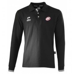 Polo SAO Noir Manches Longues + Logo club