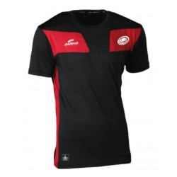 T-Shirt 10NAMIK Noir/Rouge + Logo club