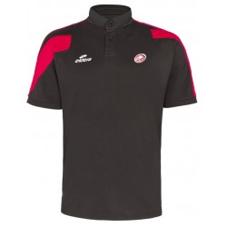 Polo ACTION Noir/Rouge + Logo club