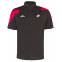 Polo ACTION Noir/Rouge + Logo club