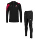 Sweat + Pantalon ACTION Noir/Rouge + Logo club