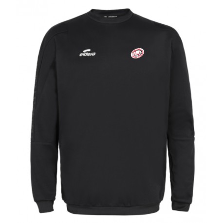 Sweat Col Rond ACTION Noir + Logo club