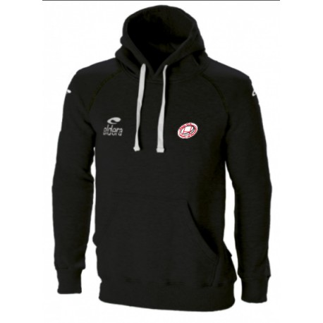 Sweat BATLEBOA Noir avec cordon rouge + Logo coeur