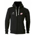 Veste BATLEBOA Noir avec cordon rouge + Logo club