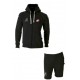 Veste + Bermuda BATLEBOA Noir avec cordons rouge + Logo club