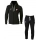 Veste + Pantalon BATLEBOA Noir avec cordons rouge + Logo club