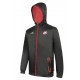 Coupe-Vent ZEPHYR Noir/Rouge + Logo club
