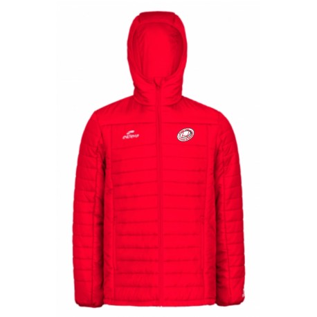 Doudoune VORTEX V2 Rouge + Logo club
