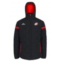 Parka STANA Noir/Rouge + Logo club